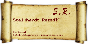 Steinhardt Rezső névjegykártya